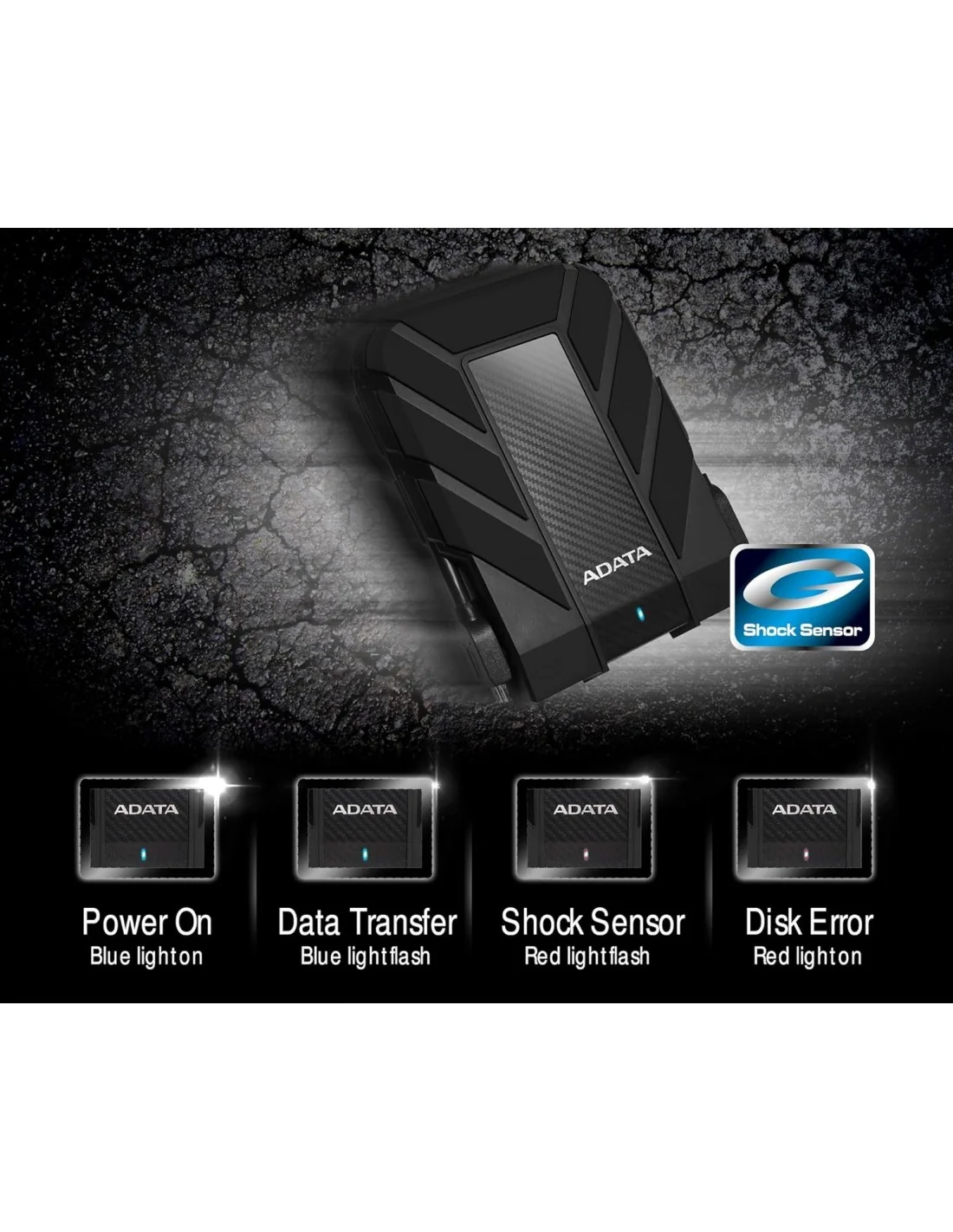 Adata HD710 Pro 2.5" 5TB USB 3.2 Negro