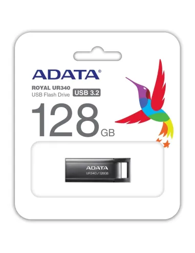 Adata UR340 128GB 3.2 Gen 1 Metal Negro