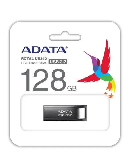 Adata UR340 128GB 3.2 Gen 1 Metal Negro