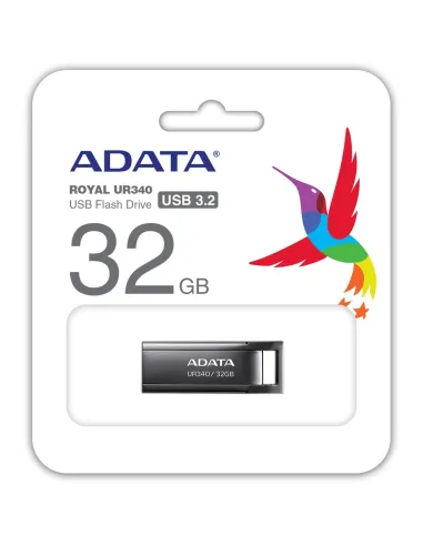 Adata UR340 32GB 3.2 Gen 1 Metal Negro