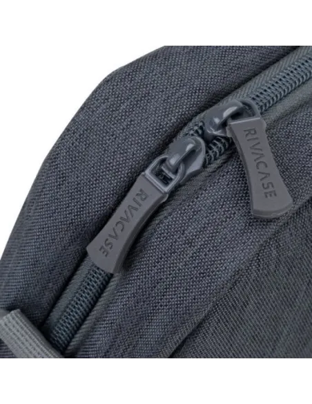 Rivacase Prater 7522 Maletín Antirrobo para Portátil 14" Gris Oscuro