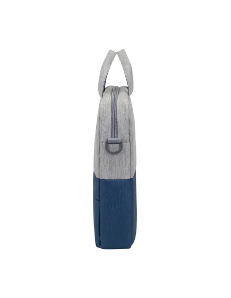 Rivacase Prater 7532 Maletín antirrobo para Portátil 15.6" Gris/Azul Oscuro