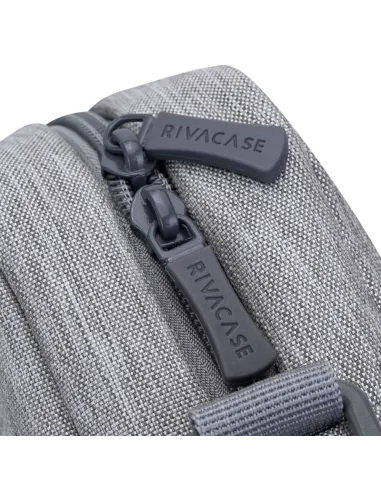 Rivacase Prater 7532 Maletín antirrobo para Portátil 15.6" Gris/Azul Oscuro