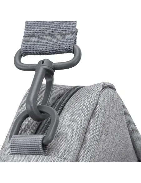 Rivacase Prater 7532 Maletín antirrobo para Portátil 15.6" Gris/Azul Oscuro