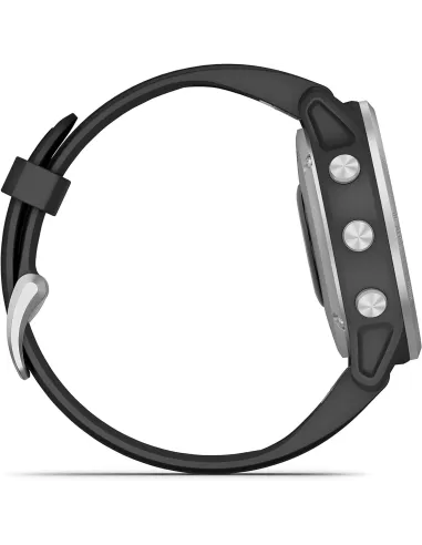 Garmin Fénix 6S 42mm Plata/Negro con Correa Negra