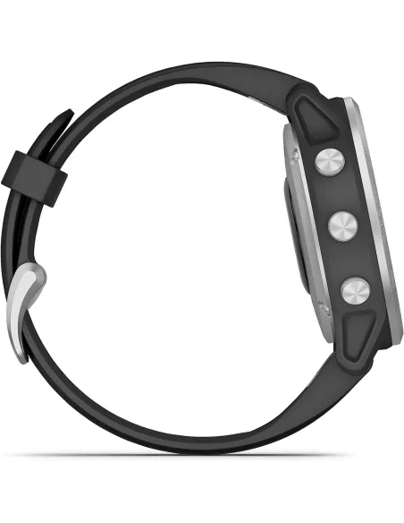 Garmin Fénix 6S 42mm Plata/Negro con Correa Negra