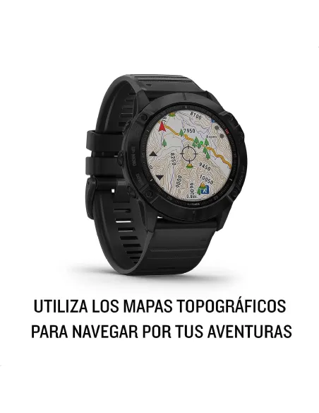 Garmin Fénix 6X Pro 51mm Negro con Correa Negra