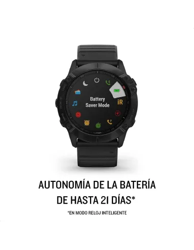 Garmin Fénix 6X Pro 51mm Negro con Correa Negra