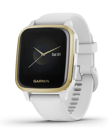 Garmin Venu SQ Smartwatch Blanco/Dorado