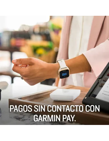 Garmin Venu SQ Smartwatch Blanco/Dorado