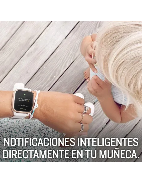 Garmin Venu SQ Smartwatch Blanco/Dorado