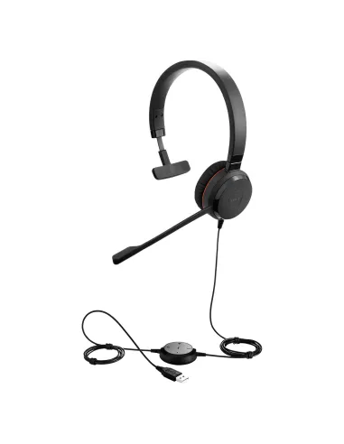 Jabra Evolve 20SE Auriculares Monoaurales USB-C Negro