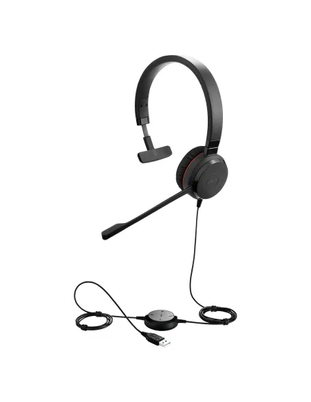 Jabra Evolve 20SE Auriculares Monoaurales USB-C Negro