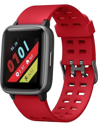 Leotec Multisport WorldFit Smartwatch Rojo