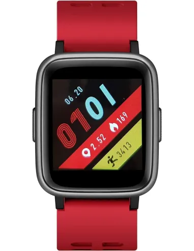 Leotec Multisport WorldFit Smartwatch Rojo