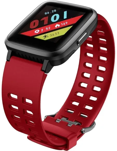 Leotec Multisport WorldFit Smartwatch Rojo