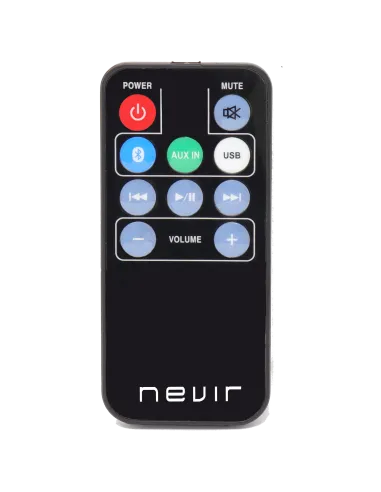 Nevir NVR-843SBBU Barra de Sonido 2.0 Negra
