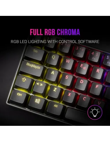 Mars Gaming MKMINIBES Teclado Mecánico Negro Switch Outemu Azul