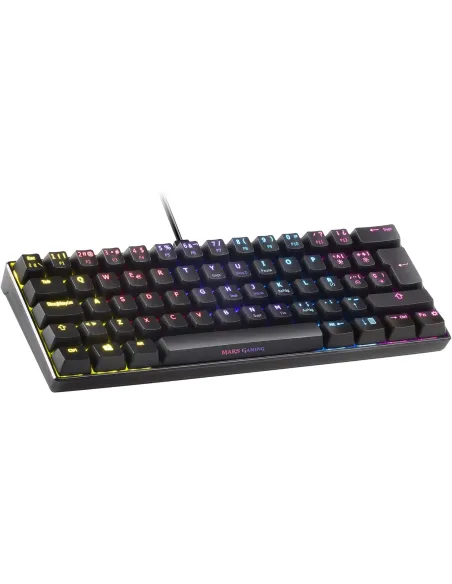 Mars Gaming MKMINIBES Teclado Mecánico Negro Switch Outemu Azul