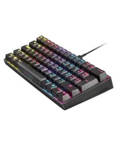 Mars Gaming MKMINI Teclado Mecánico RGB Negro Switch Outemu Azul (FR)
