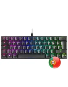 Mars Gaming MKMINI Teclado Mecánico Negro Switch Outemu Azul Portugués