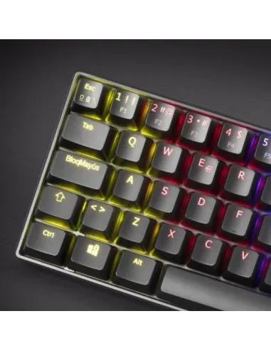 Mars Gaming MKMINI Teclado Mecánico Negro Switch Outemu Rojo Portugués