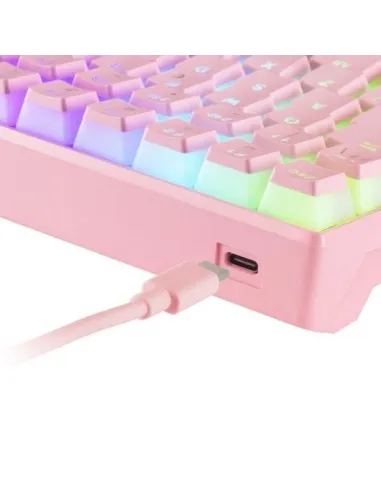 Mars Gaming MKULTRA Teclado Mecánico Rosa Switch Azul