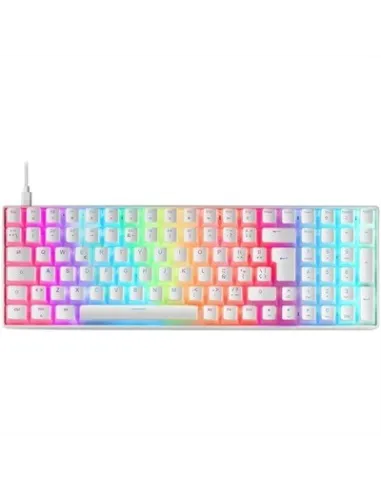 Mars Gaming MKULTRA Teclado Mecánico Blanco Switch Azul
