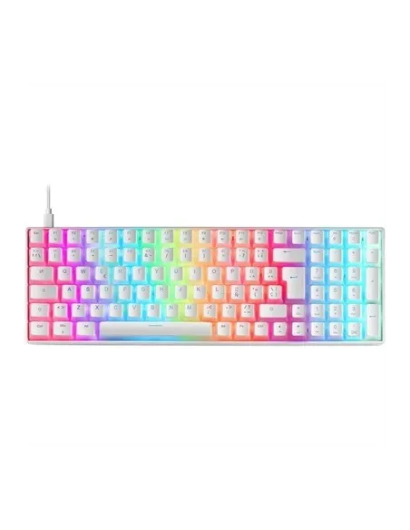 Mars Gaming MKULTRA Teclado Mecánico Blanco Switch Azul