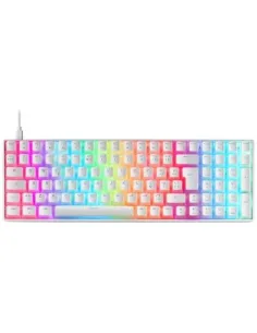 Mars Gaming MKULTRA Teclado Mecánico Blanco Switch Rojo