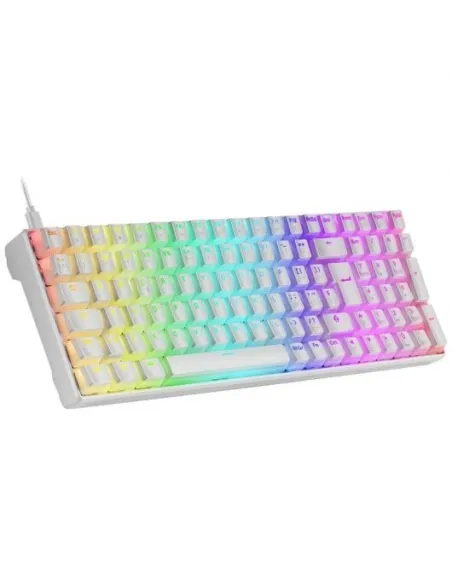 Mars Gaming MKULTRA Teclado Mecánico Blanco Switch Rojo