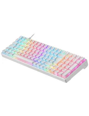 Mars Gaming MKULTRA Teclado Mecánico Blanco Switch Rojo