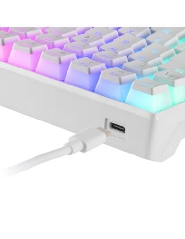 Mars Gaming MKULTRA Teclado Mecánico Blanco Switch Rojo