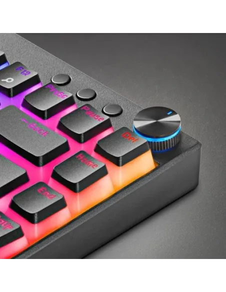 Mars Gaming MKCLOUDBES Teclado Mecánico Inalámbrico RGB Negro Switch Azul