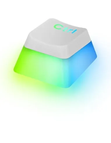 Mars Gaming MKCLOUD Teclado Mecánico Inalámbrico RGB Blanco Switch Marrón