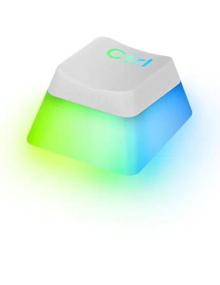 Mars Gaming MKCLOUD Teclado Mecánico Inalámbrico RGB Blanco Switch Marrón