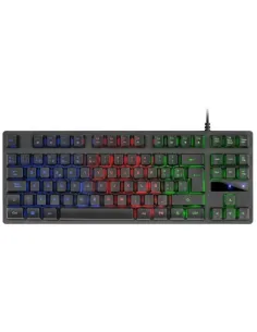 Mars Gaming MK02 TKL Teclado Gaming Híbrido RGB Rojo/Negro