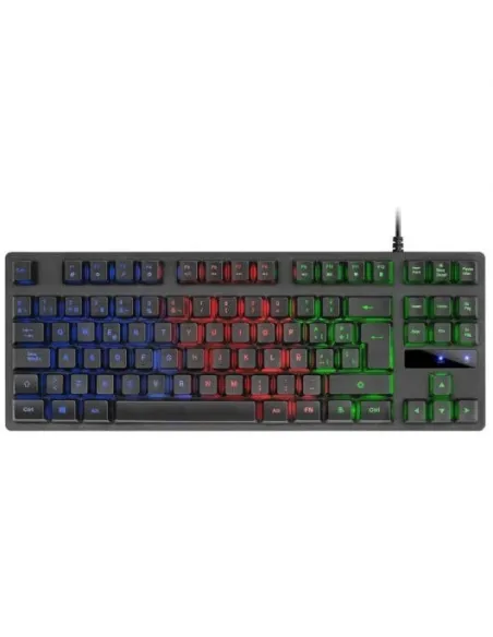 Mars Gaming MK02 TKL Teclado Gaming Híbrido RGB Rojo/Negro