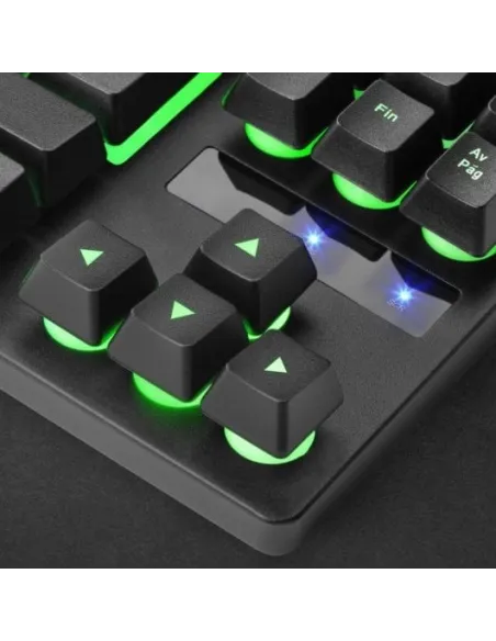 Mars Gaming MK02 TKL Teclado Gaming Híbrido RGB Rojo/Negro