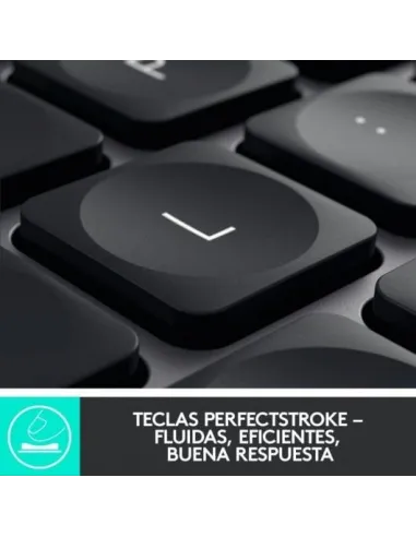 Logitech MX Keys Teclado Inalámbrico Retroiluminado para Mac/iPad Gris