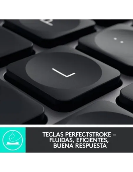 Logitech MX Keys Teclado Inalámbrico Retroiluminado para Mac/iPad Gris