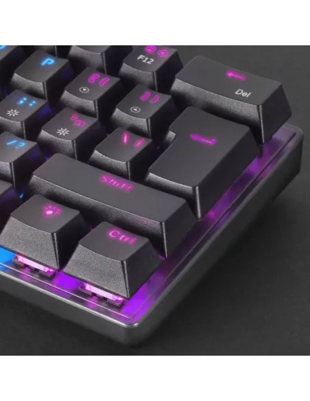 Mars Gaming MK60 Teclado Mecánico Negro FRGB Switch Rojo Layout Español