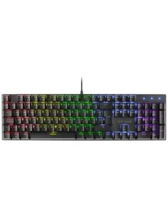 Mars Gaming MK422 Teclado Mecánico Negro RGB Switch Rojo
