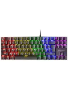 Mars Gaming MK80 Teclado Mecánico Negro FRGB Switch Rojo Layout Español
