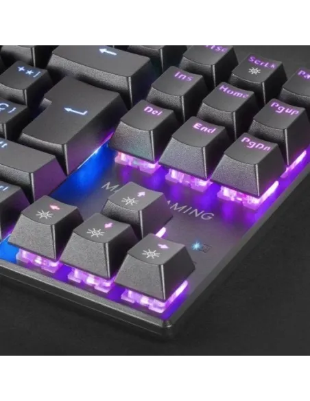 Mars Gaming MK80 Teclado Mecánico Negro FRGB Switch Rojo Layout Español