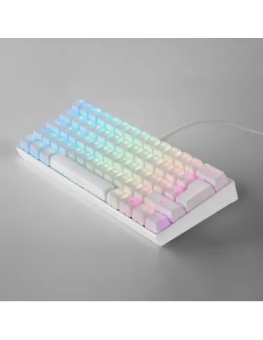 Mars Gaming MKMINI Teclado Mecánico Blanco Switch Outemu Azul