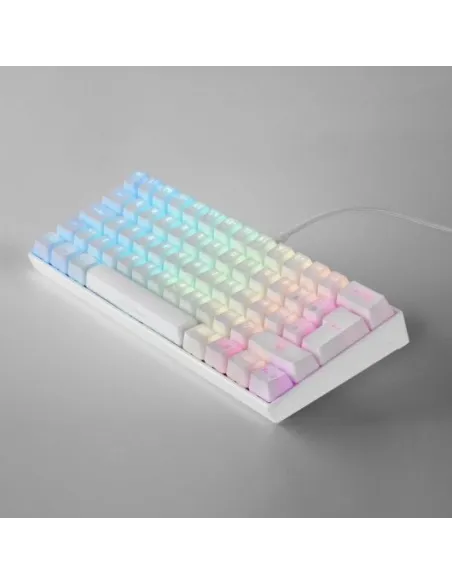 Mars Gaming MKMINI Teclado Mecánico Blanco Switch Outemu Azul
