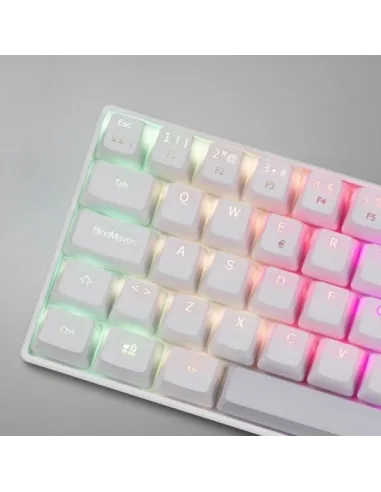 Mars Gaming MKMINI Teclado Mecánico Blanco Switch Outemu Azul