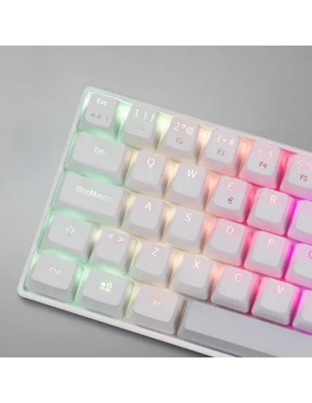 Mars Gaming MKMINI Teclado Mecánico Blanco Switch Outemu Azul