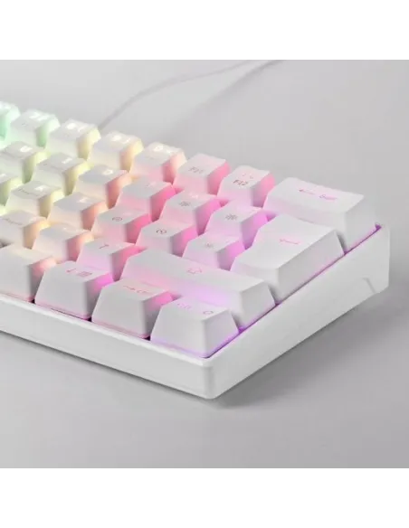 Mars Gaming MKMINI Teclado Mecánico Blanco Switch Outemu Azul
